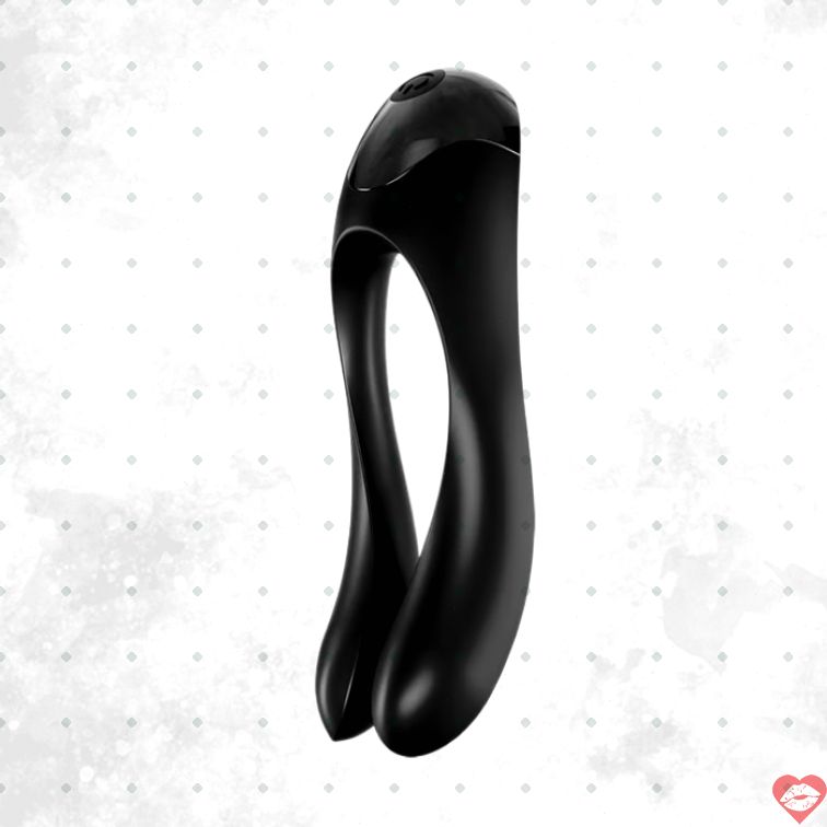 Satisfyer Kẹo Mút Rung Đen Mini Waterproof Tột Độ 