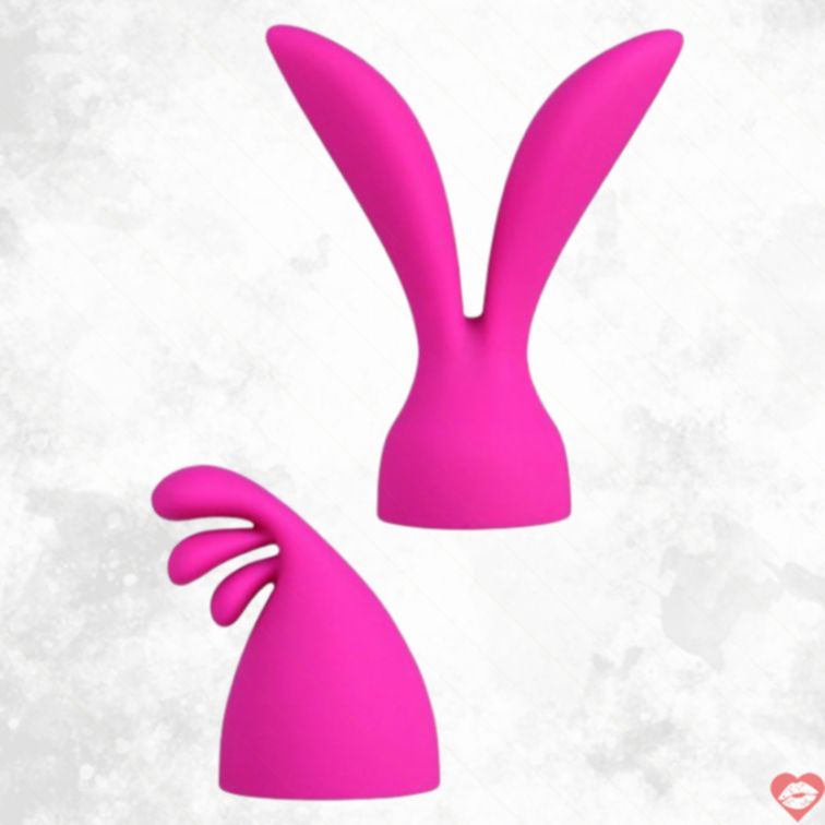 Palmpower Pleasure Đầu Silicone 2pcs Massage Đa 