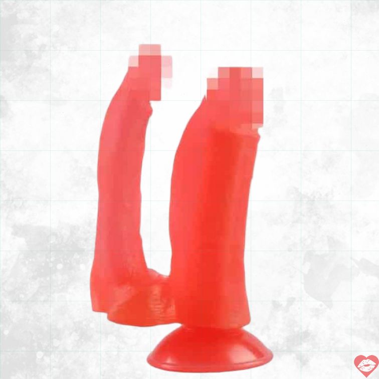 Double Dildo Jaga-Jaga No8 Đỏ – Khoái Lạc Đôi 