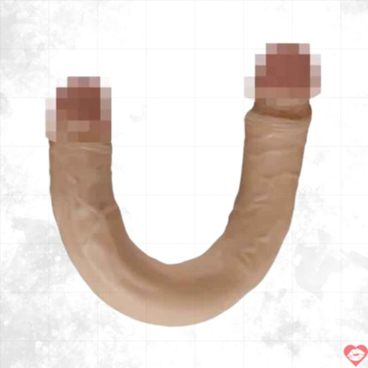 Dildo Đôi Real 39cm TPE Thật Chia Sẻ Sướng 