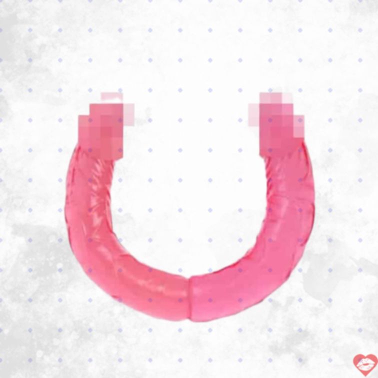 Baile Double Dong 36cm Hồng Uốn Lưỡi Dài Thèm Thuồng 