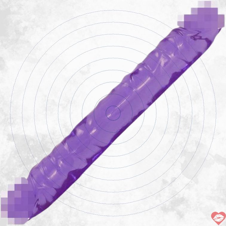 Intimnaya Double Dildo Tím 30cm Song Hành Siêu Sướng 