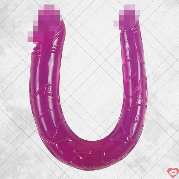 Hot Planet Clementine Double Dildo 40cm Hồng Đôi Lứa 
