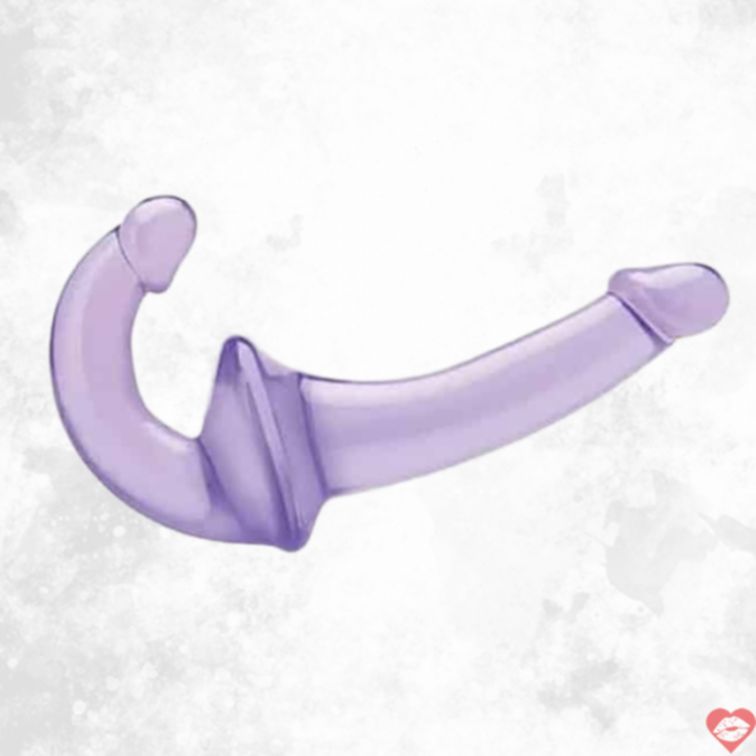 Strap-On Lux Fetish Tím Mềm Không Rem An Toàn 