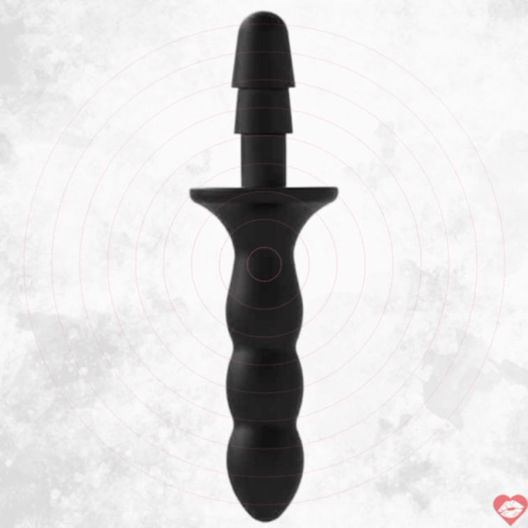 Doc Johnson Vac-U-Lock Đen Tay Cầm Chắc Ergonomic 