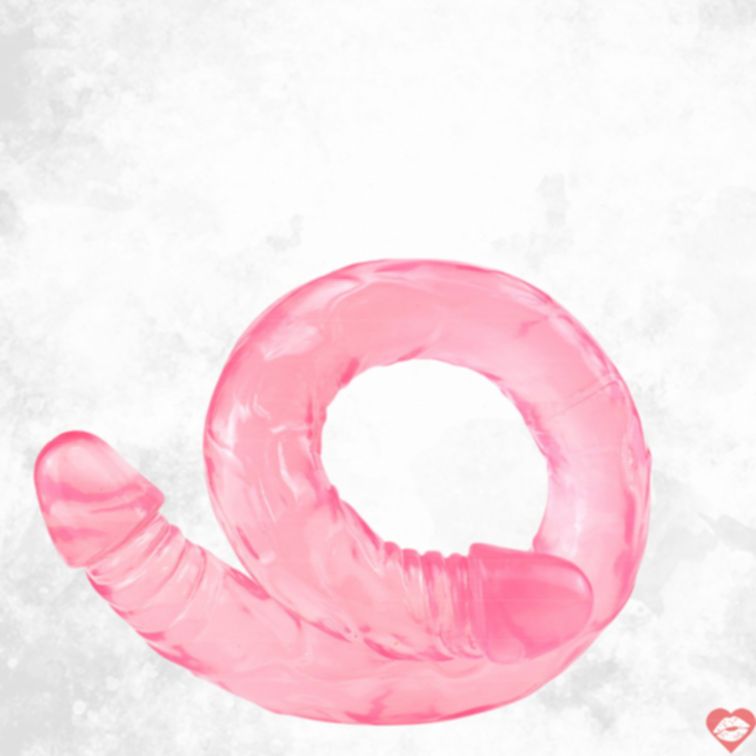 Dildo Đôi Hồng 55cm Siêu Dài Cặp Đôi Đam Mê 