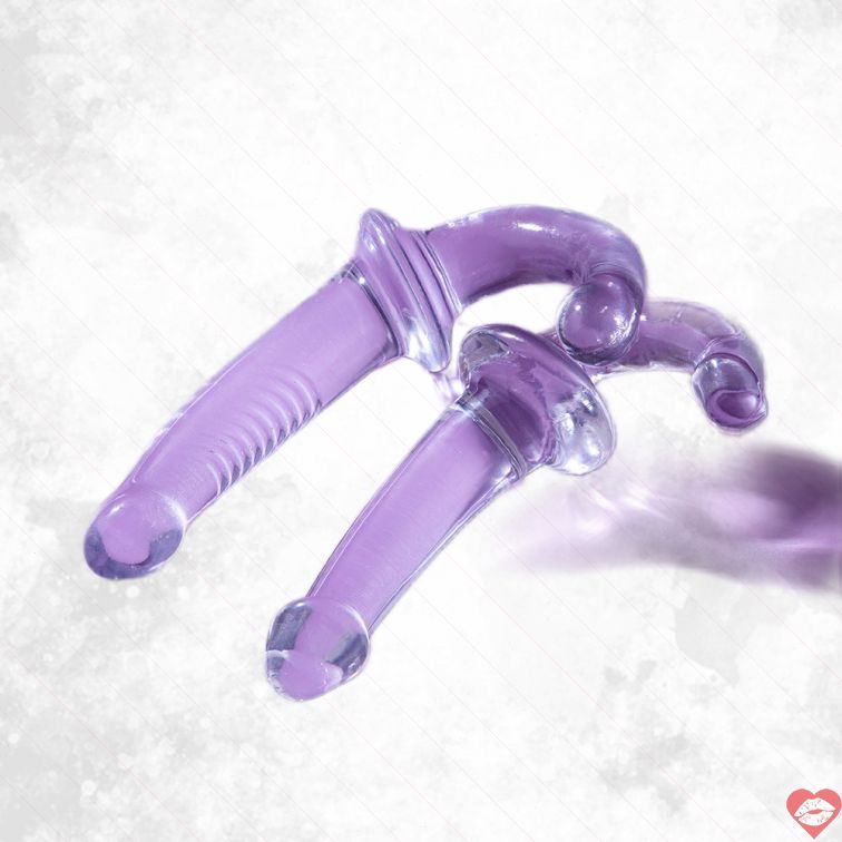 Crystal Strapless Dildo Kính 7Inch Siêu Thực Tình Yêu 