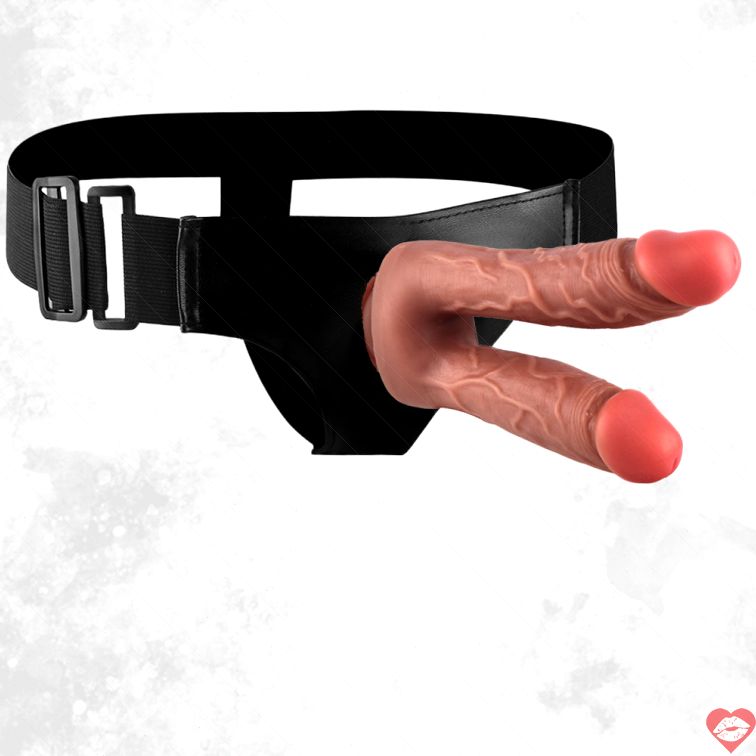Strap-On Double Flesh 20-22cm Thâm Nhập Đôi Đỉnh Cao 
