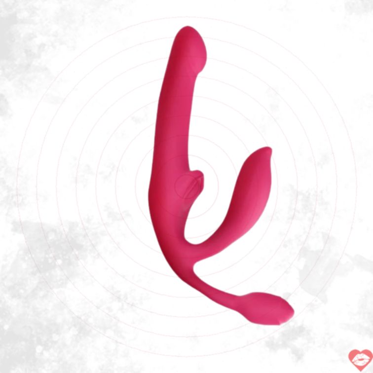 Dildo Pink Thrust Strapless Rung Nở Hút Mãnh Liệt 
