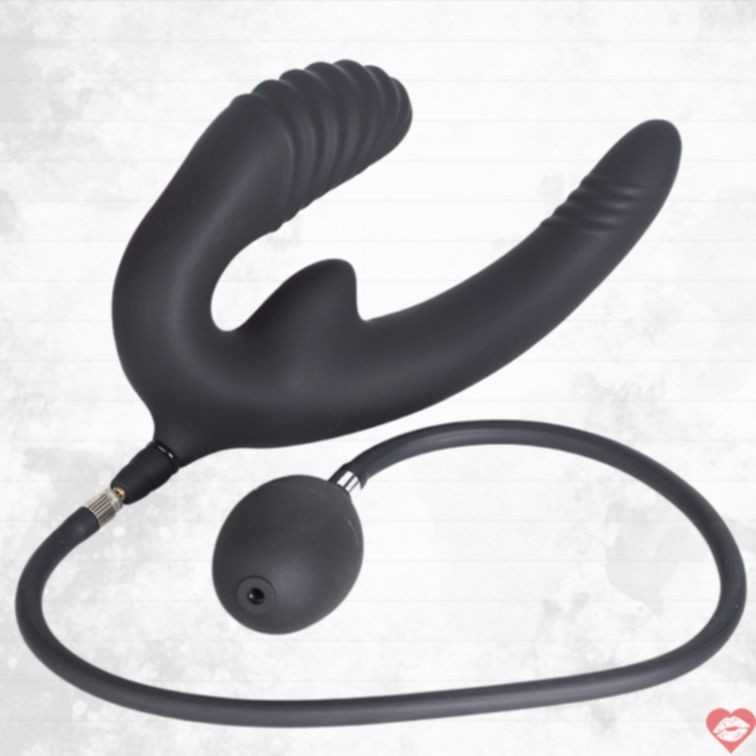 Double Dildo Inflatable Plug 5cm Phồng Thật Khoái Kép 