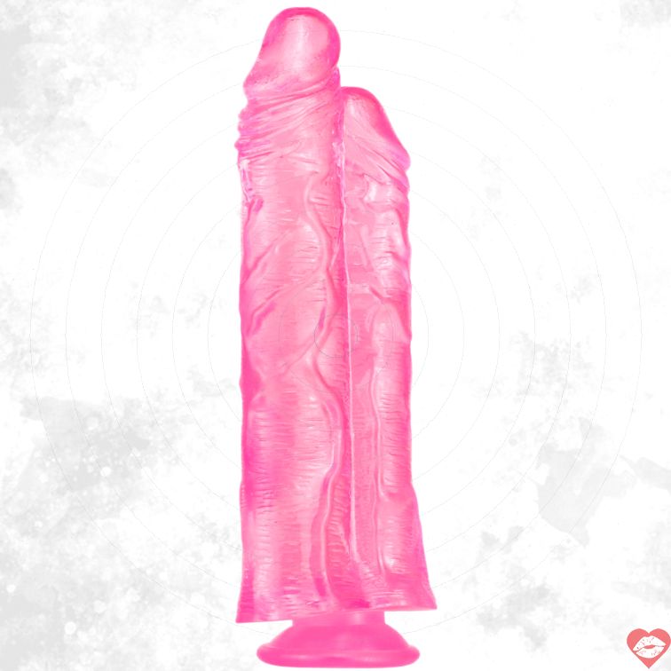 Dildo Jelly Đôi 10Inch 27cm Thâm Nhập Dài 
