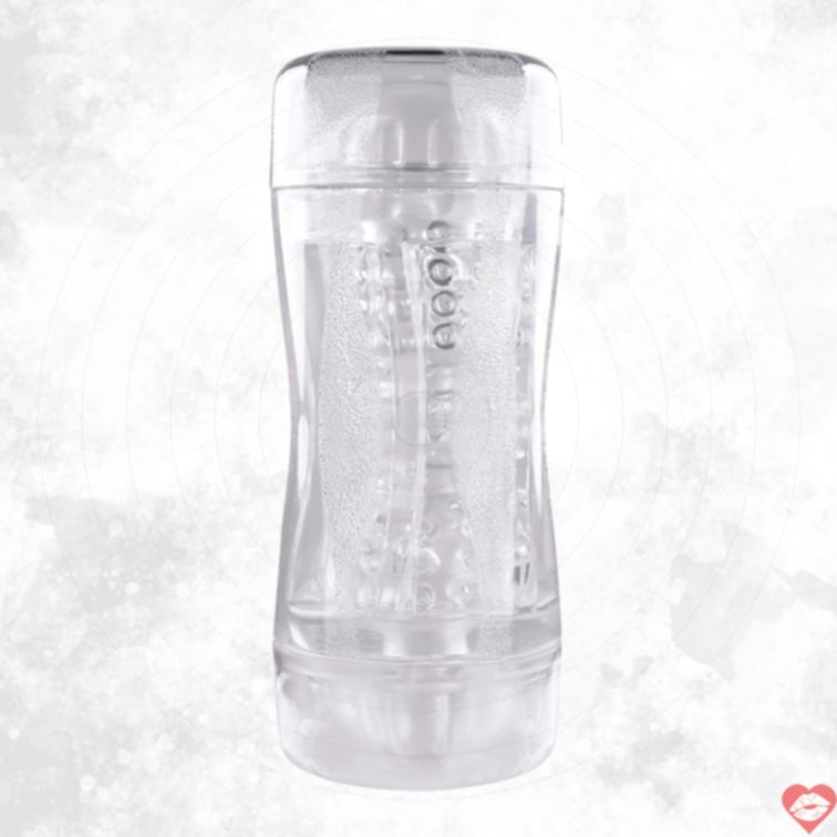 Gender X Double Stroker Suốt Chọn Lỗ Mãn Nhục 