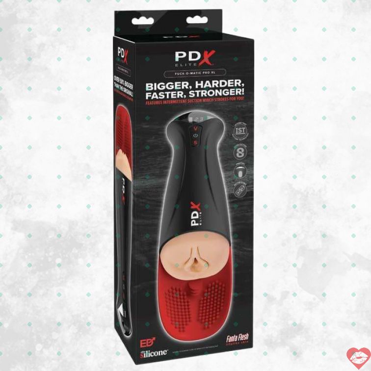 Fuck-O-Matic PipeDream XL Đen Vagina Rung Thật 