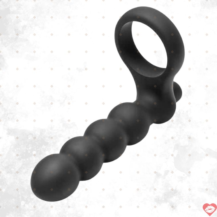 Cock Ring XR Đâm Đôi Rung Đen Đỉnh Cao 