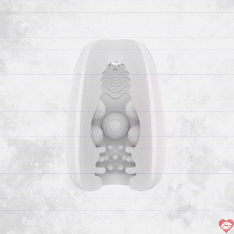 Bisedze 3 LoveStore Masturbator Trắng TPE Rung Mạnh 
