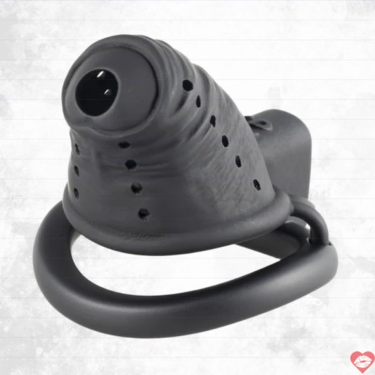 Sevanda chastity cage ngắn đen nô lệ kiểm soát chặt 