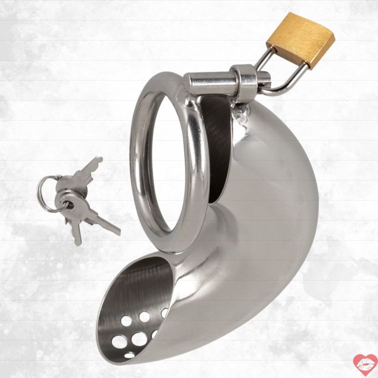 FC Chastity Lock I Kim Loại 13.5cm Kiểm Soát Bền 