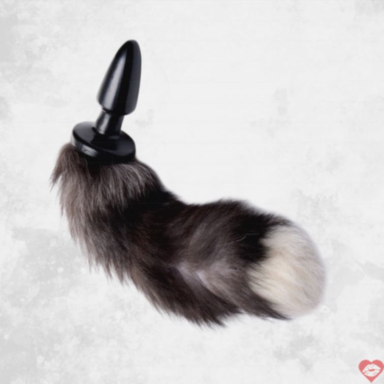 Tailz Fox Xám Đuôi Cáo Trym Mềm 