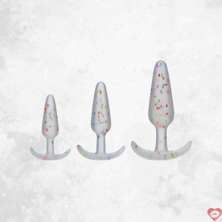 Mood Pride Anal Kit Cầu Vồng 3 Beginner Huấn Luyện Vui 