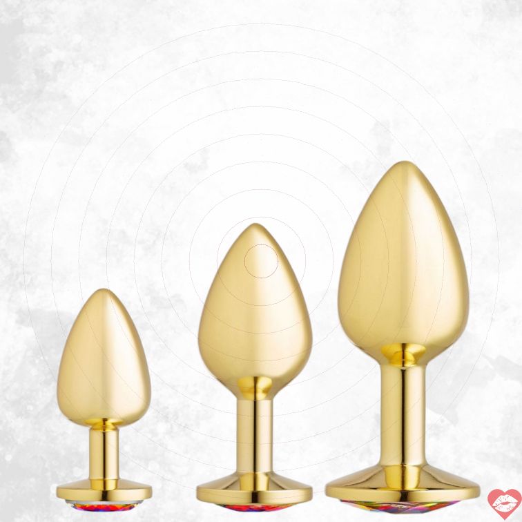 Cloud 9 plug vàng đá quý hậu môn sang trọng kích thích 