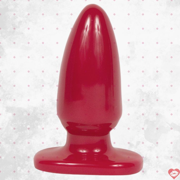 Red Boy Plug Lớn Sil-A-Gel Hậu Môn Gan Dạ 