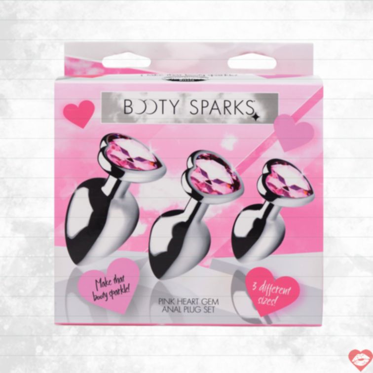 Booty Sparks Gem Plug Set 3 Đá Quý Lấp Lánh Quyến Rũ 