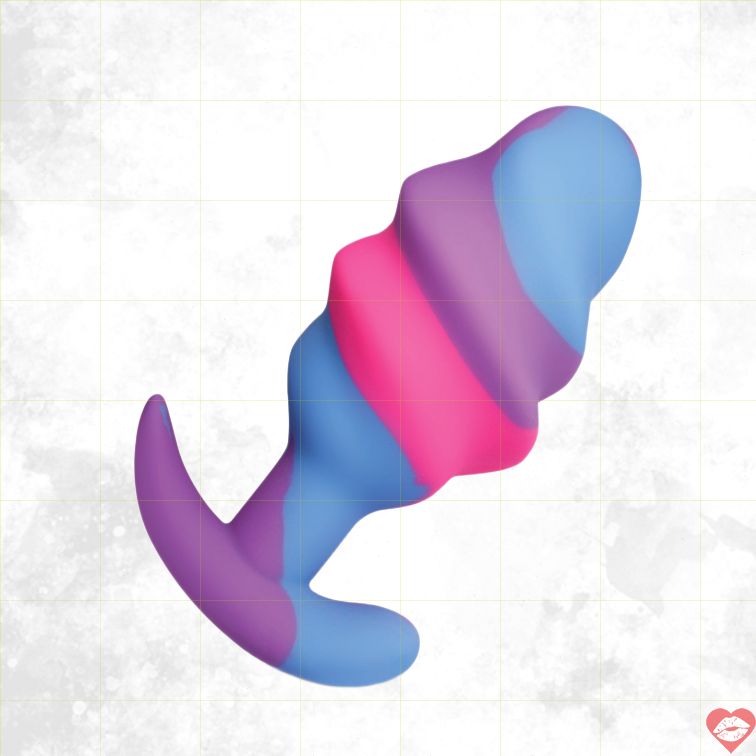 Creature Cocks Unicorn Swirl Butt Plug Xoáy Kỳ Ảo Hút 