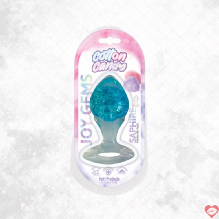 Cotton Candy Sapphire Plug Massage Ngọc Sang Trọng Thăng Hoa 