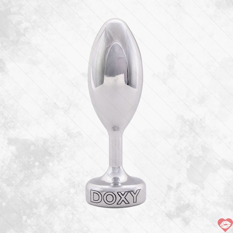 Doxy Butt Plug Kim Loại Rung Nóng Lạnh Khoái Lạc Tột 