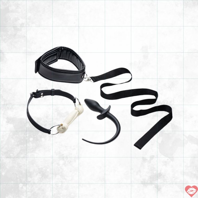 Bộ Puppy Play Tailz BDSM Vui nhộn Khám phá 