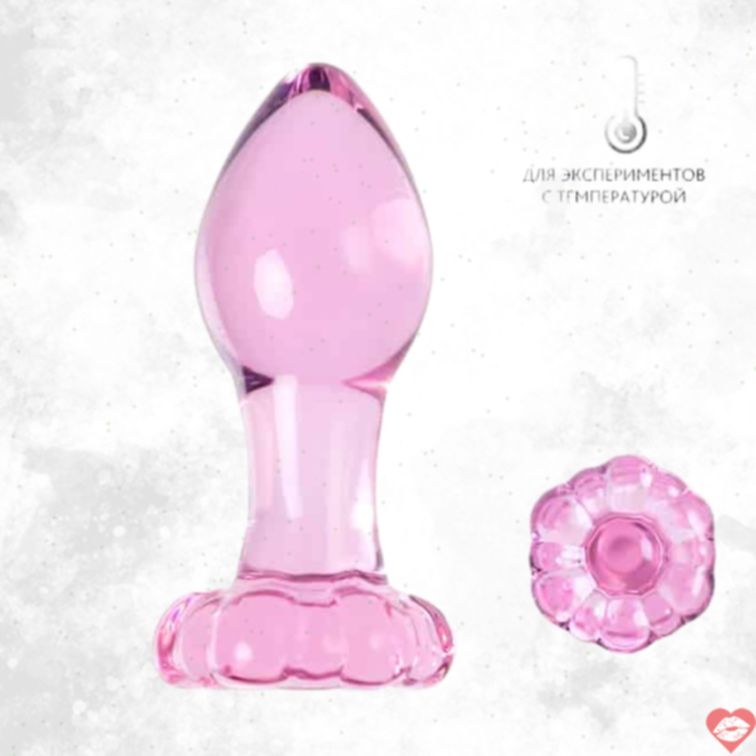Plug Kính Sexus Rose 3.2cm Mịn Cao Cấp 