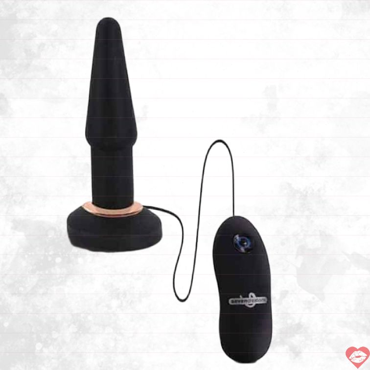 Gopaldas Apex S Butt Plug Đen Rung Dây Cực Sướng 
