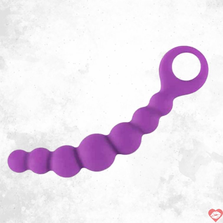 Anal Bubble Chain Adrien Tím 21cm Kích Thích 