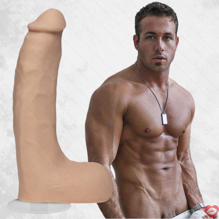 Chad White Dildo Ultraskyn Signature Sao Khiêu Dâm 