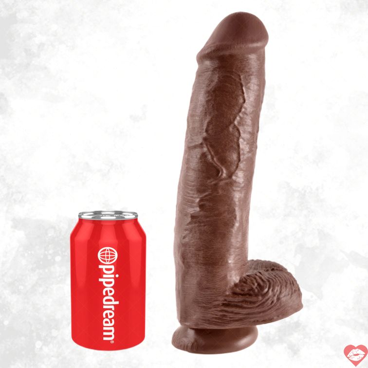 King Cock Dildo Balls Vein Thực Tế 