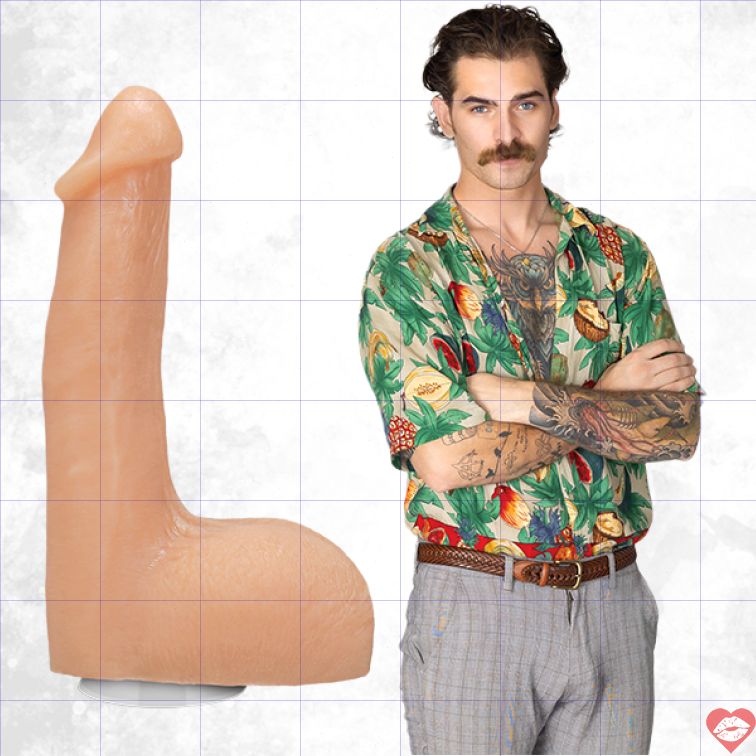 Signature Flesh Mechanic Dual Density Dương Vật Thực Tế 