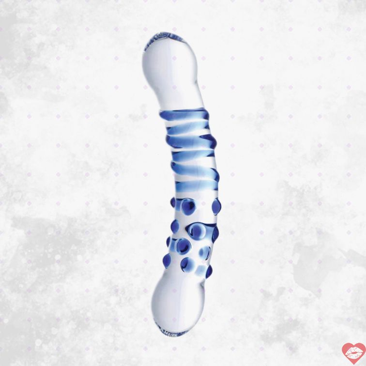 Prisms Blu Dildo Kính 2 Đầu, Tùy Chỉnh Cao Cấp 