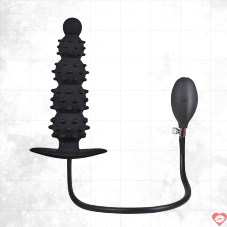 Bơm Hậu Môn Đen 5cm Nốt Sần Thực Tế 