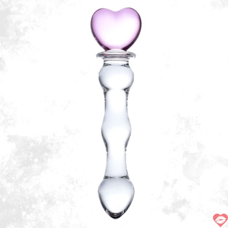 Glas Thủy Tinh Sweetheart 20cm Tim Hồng Quyến Rũ 