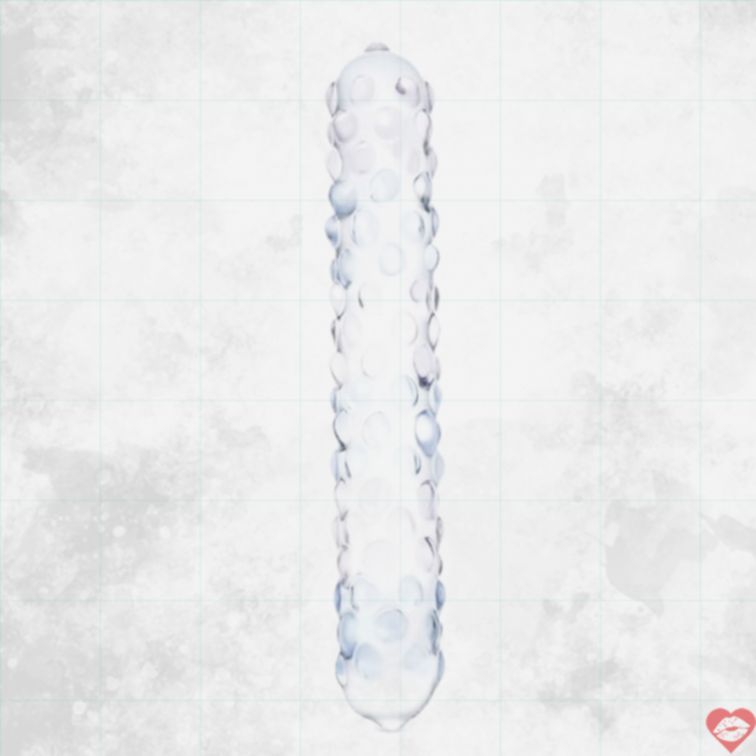 Glas Purple Rose Nubby Kính Gồ Ghề Kích Thích Điên Rồ 