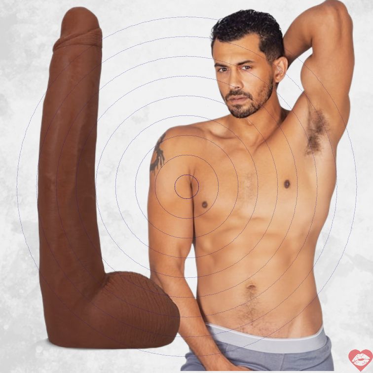 Dildo Ultraskyn Alex Jones Thực Tế Khoái Lạc Nóng 