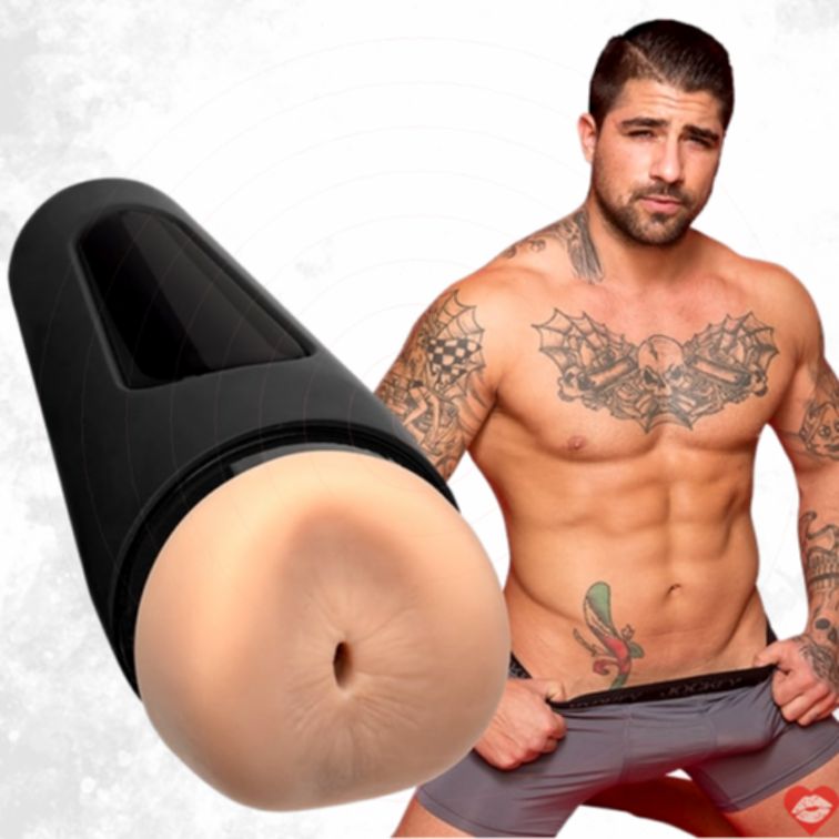Man Squeeze Ryan Bones Stroker Hậu Môn Thực Tế 