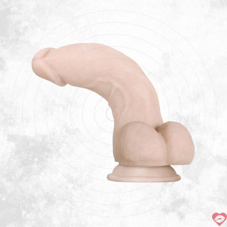 Dildo Supple Evolved Dày Uốn Éo Hút Chân Mềm 