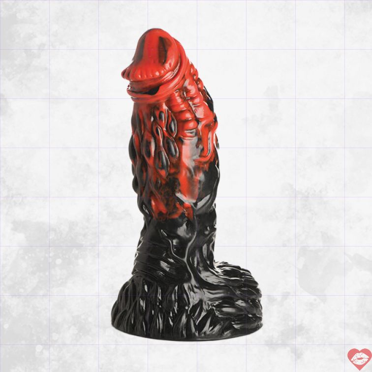 Creature Cocks Vulcan Rod Dildo Núi Lửa Đỏ Huyền Bí 