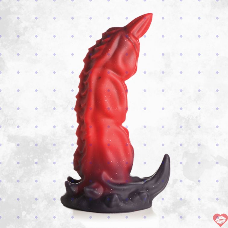 Dildo bọ cạp Creature Cocks đuôi đỏ phân đoạn fantasy 
