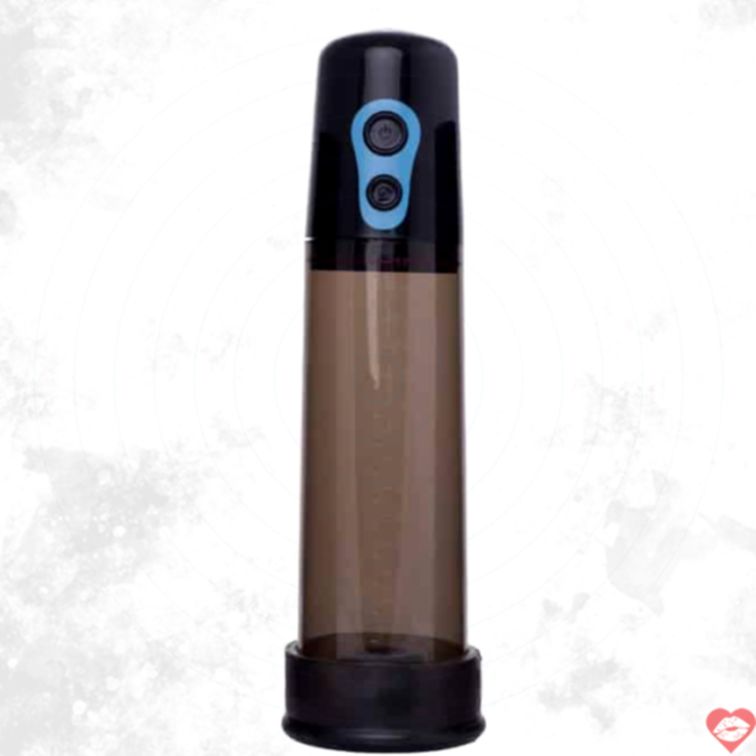 Toyfa AToys Bơm Niêm Acrylic Đen 7cm Tự Động 