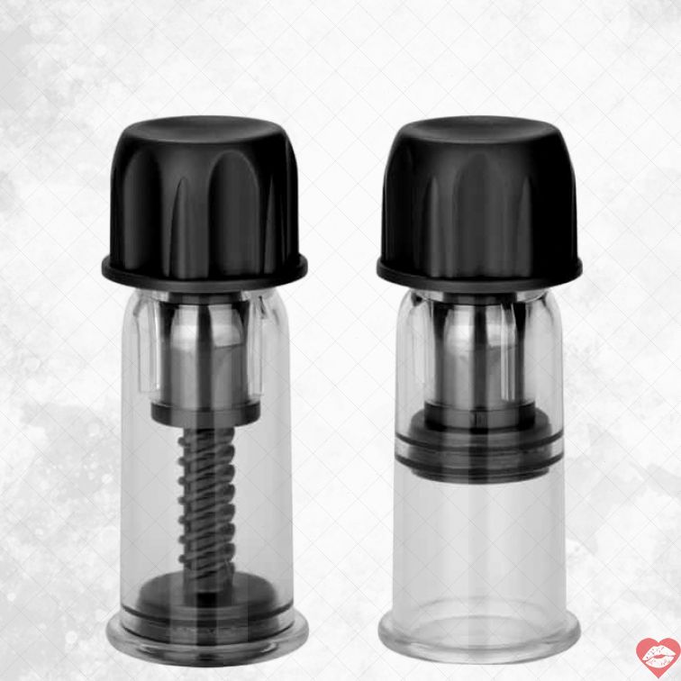 CalExotics Nipple Pump Black, Hút Vú Mạnh Nhạy Cảm 