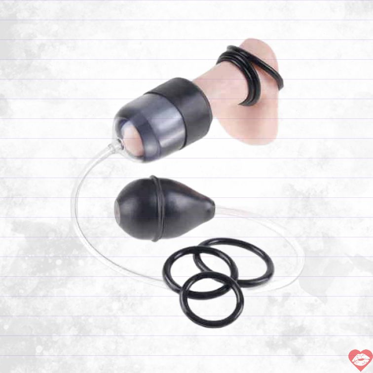 Pipedream Bơm Dương Vật Đen Hút Mạnh Tăng Size Nhanh 