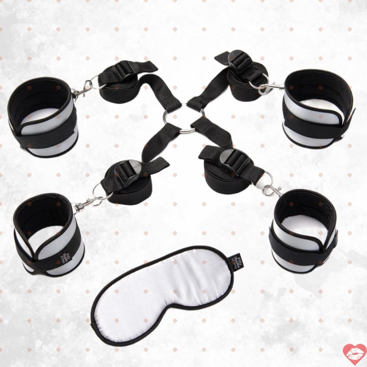Bộ Trói Giường Fifty Shades BDSM Thỏa Mãn 
