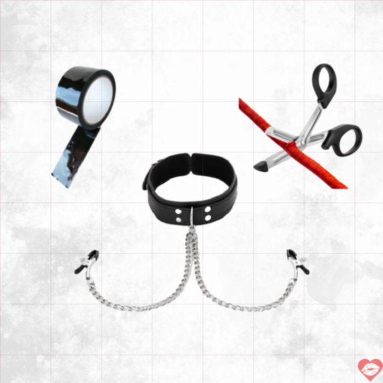 DIY Bondage Tape PVC lingerie gợi cảm tự làm nóng bỏng 